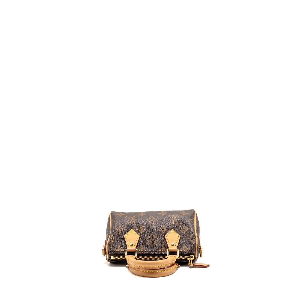 LOUIS VUITTON NANO SPEEDY MONOGRAM CANVAS GHW