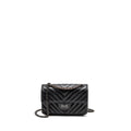 CHANEL MINI 2.55 REISSUE FLAP BAG CHEVRON AGED CALFSKIN SO BLACK