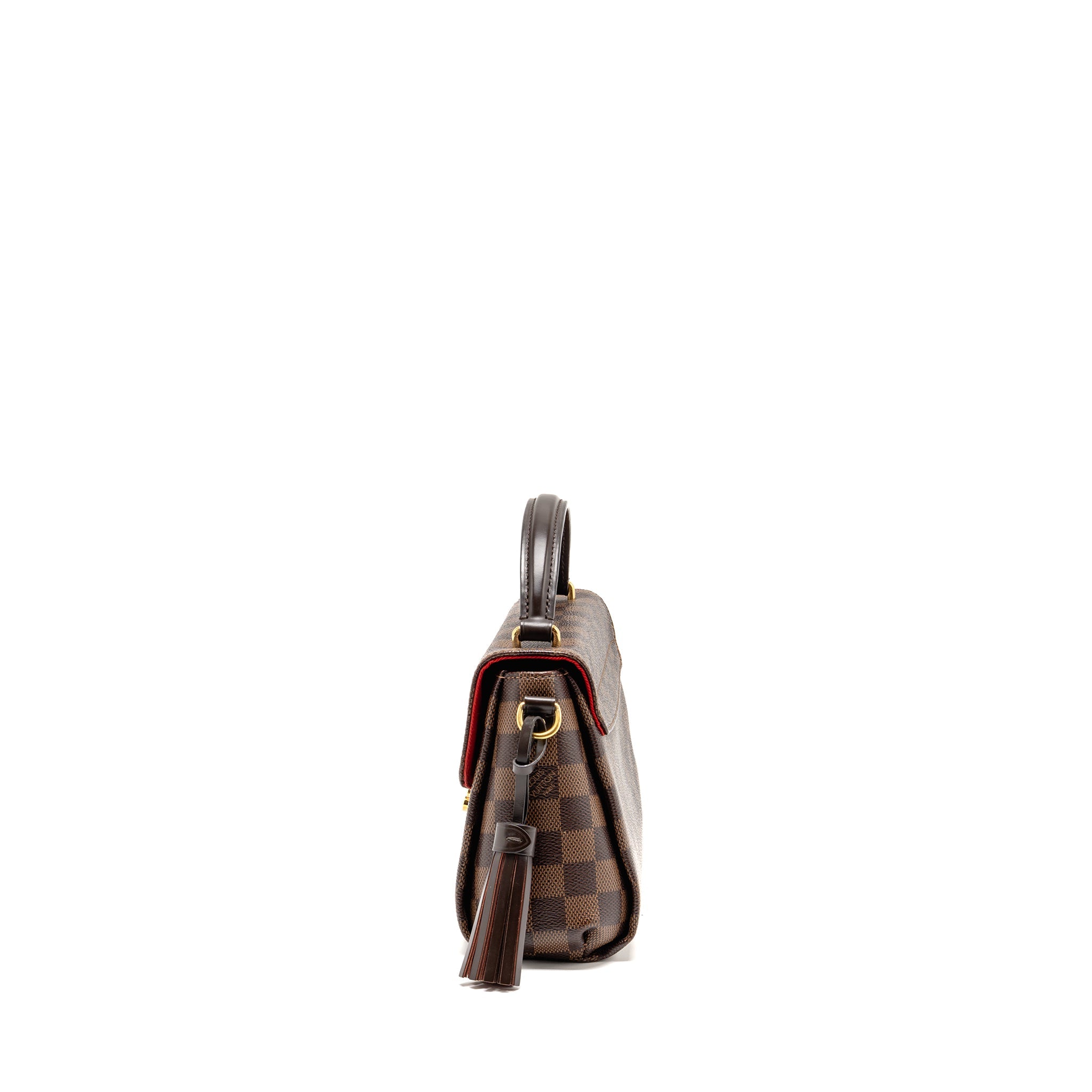 LOUIS VUITTON CROISETTE DAMIER EBENE CANVAS GHW