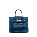HERMES BIRKIN 30 SHINY CROCODILE NILOTICUS COLVERT SHW