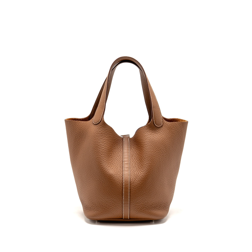 HERMES PICOTIN 22 LOCK BAG CLEMENCE GOLD SHW