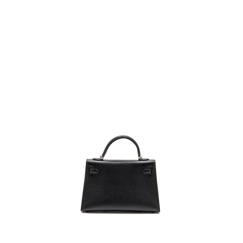 HERMES MINI KELLY EPSOM BLACK SHW