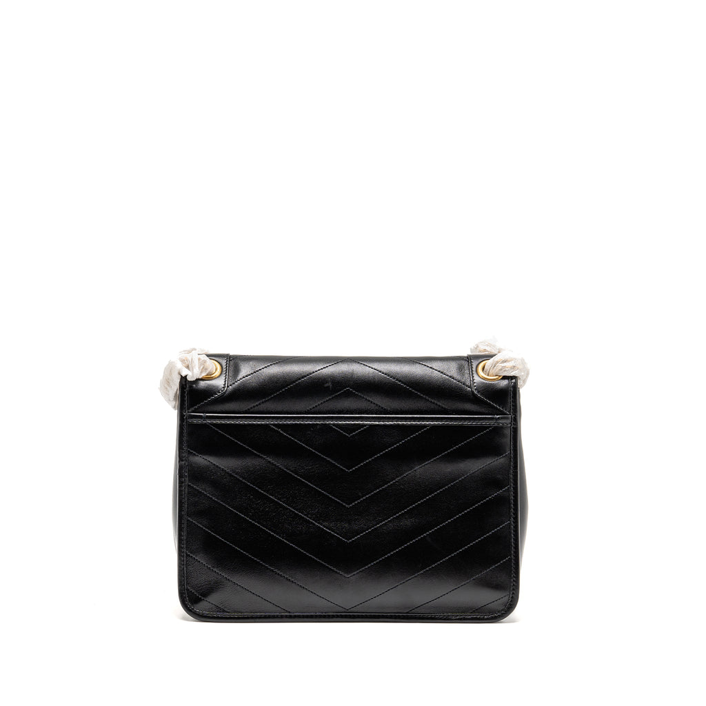 SAINT LAURENT MEDIUM NIKI BAG LAMBSKIN BLACK GHW