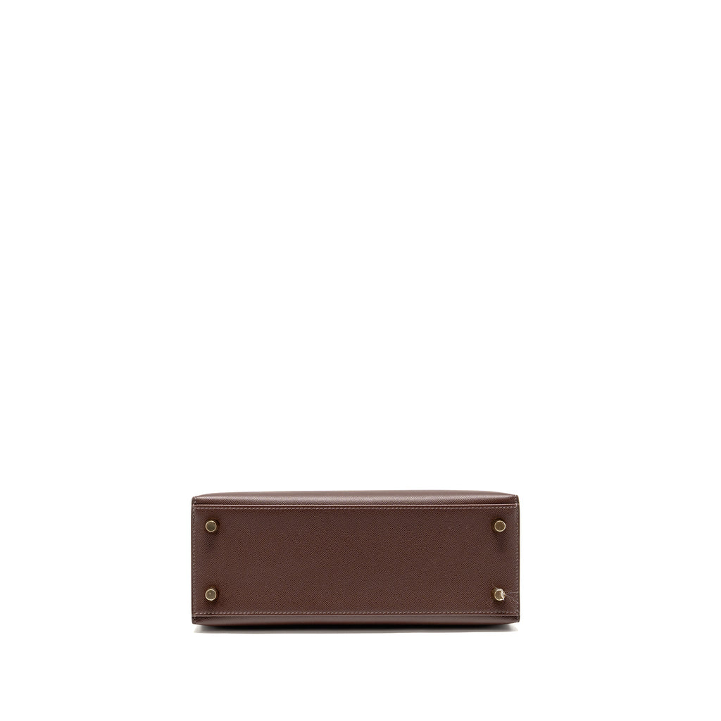 HERMES KELLY 25 MADAME MOKA GHW