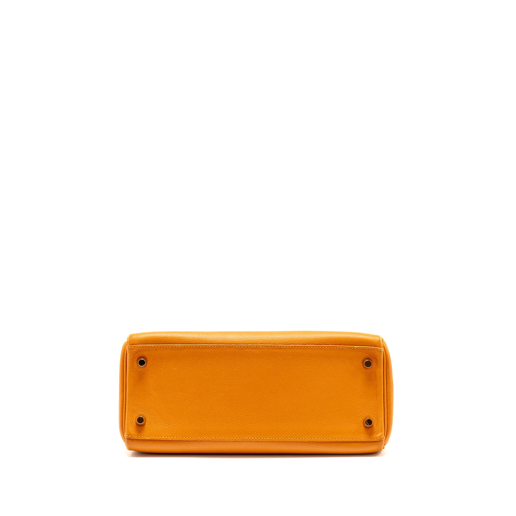 HERMES KELLY 28 EVECOLOR APRICOT GHW