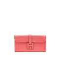 HERMES JIGE ELAN CLUTCH EVERCOLOR ROSE AZALEE