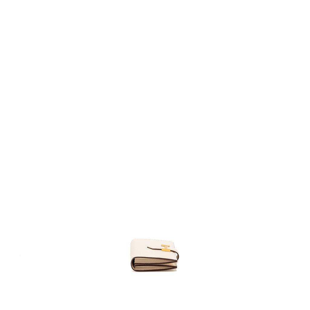 HERMES BEARN CARD HOLDER CHÈVRE MYSORE GOATSKIN NATA GHW