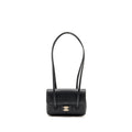 CHANEL 26P PREPPY COCO CLUTCH SHOULDER BAG CAVIAR BLACK GHW (MICROCHIP)