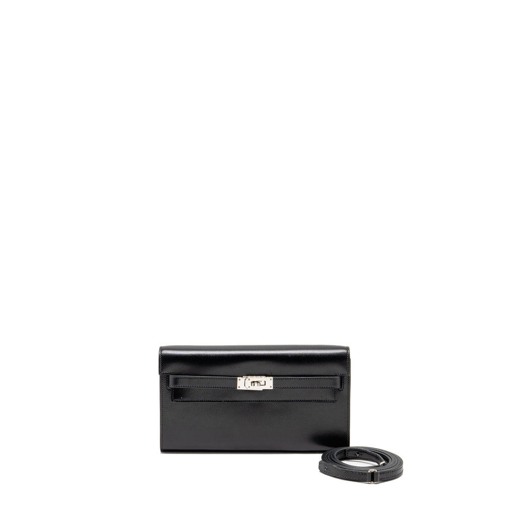 HERMES KELLY TO GO BOX BLACK SHW