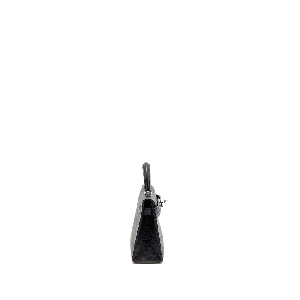 HERMES MINI KELLY EPSOM BLACK SHW