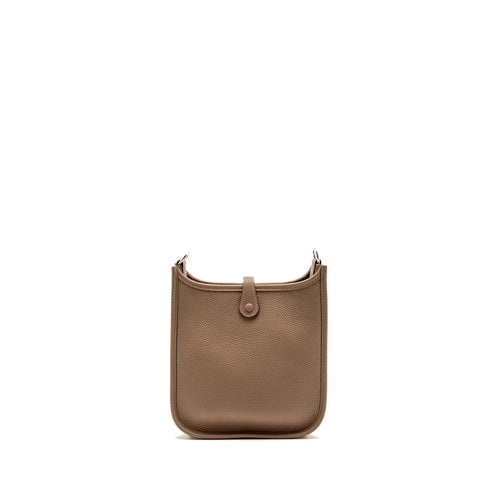 HERMES MINI EVELYNE CLEMENCE BEIGE MARFA / MULTICOLOR SHOULDER STRAP SHW