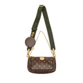 LOUIS VUITTON MULTI POCHETTE ACCESSORIES KHAKI STRAP MONOGRAM CANVAS GHW