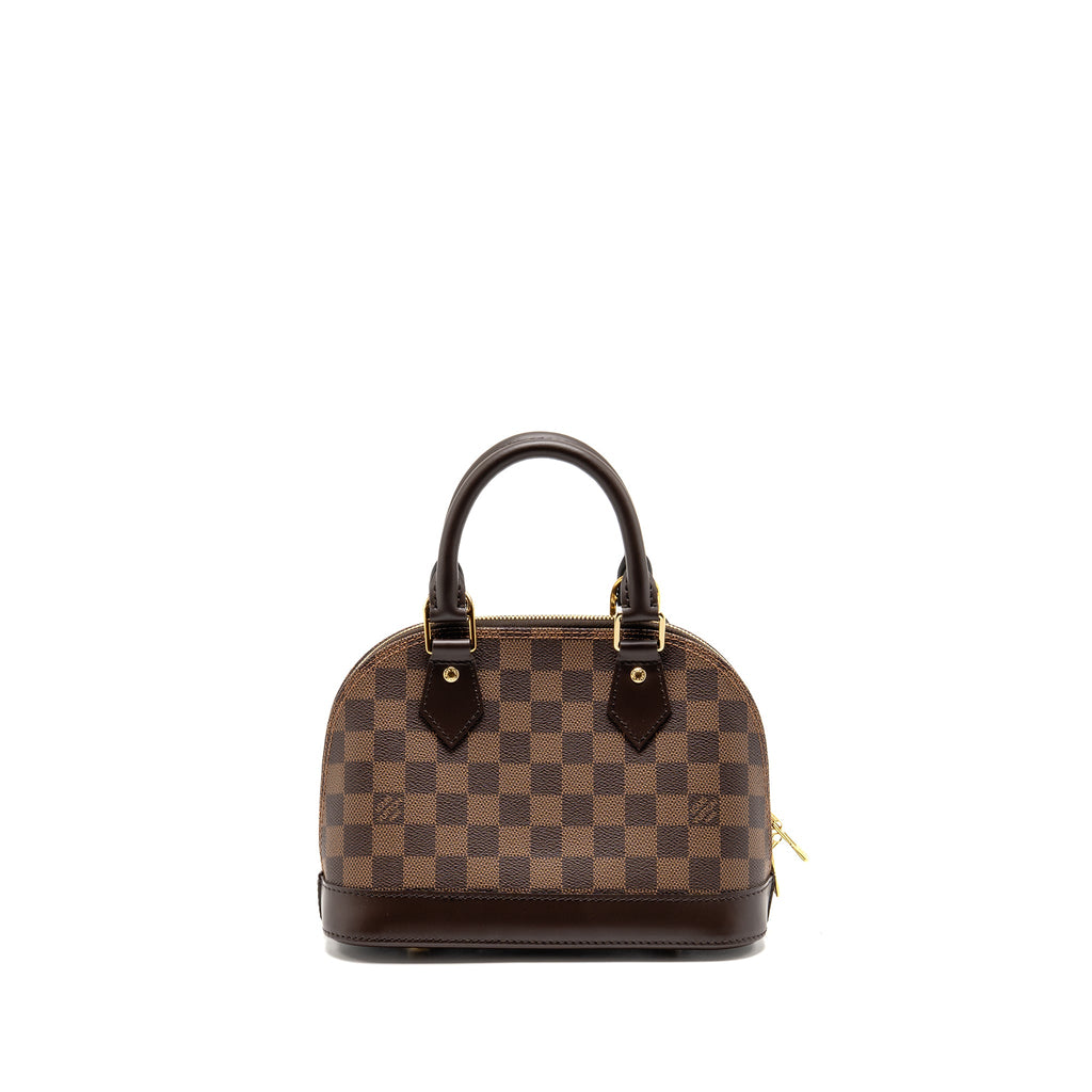 LOUIS VUITTON ALMA BB DAMIER EBENE GHW