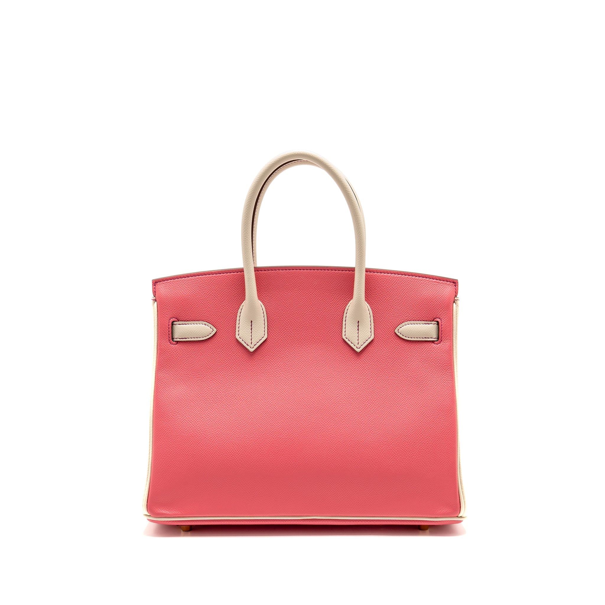 HERMES BIRKIN 30 SPECIAL ORDER EPSOM ROSE AZALEE / CRAIE LGHW