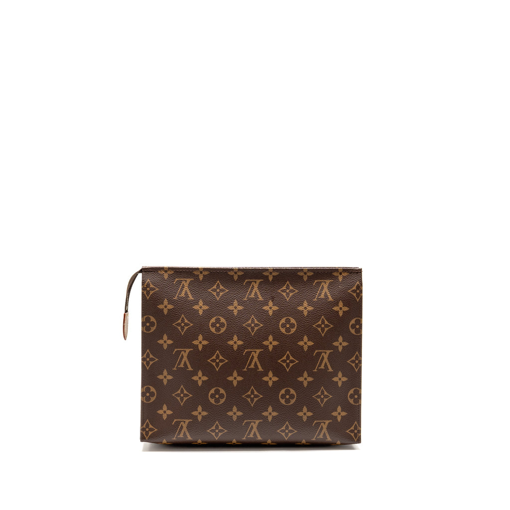 LOUIS VUITTON TOILETRY POCHETTE 26 MONOGRAM CANVAS GHW