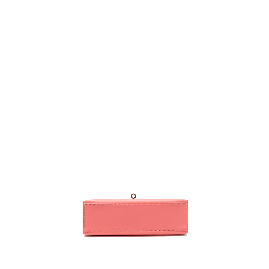 HERMES KELLY POCHETTE SWIFT K4 ROSE ETE SHW