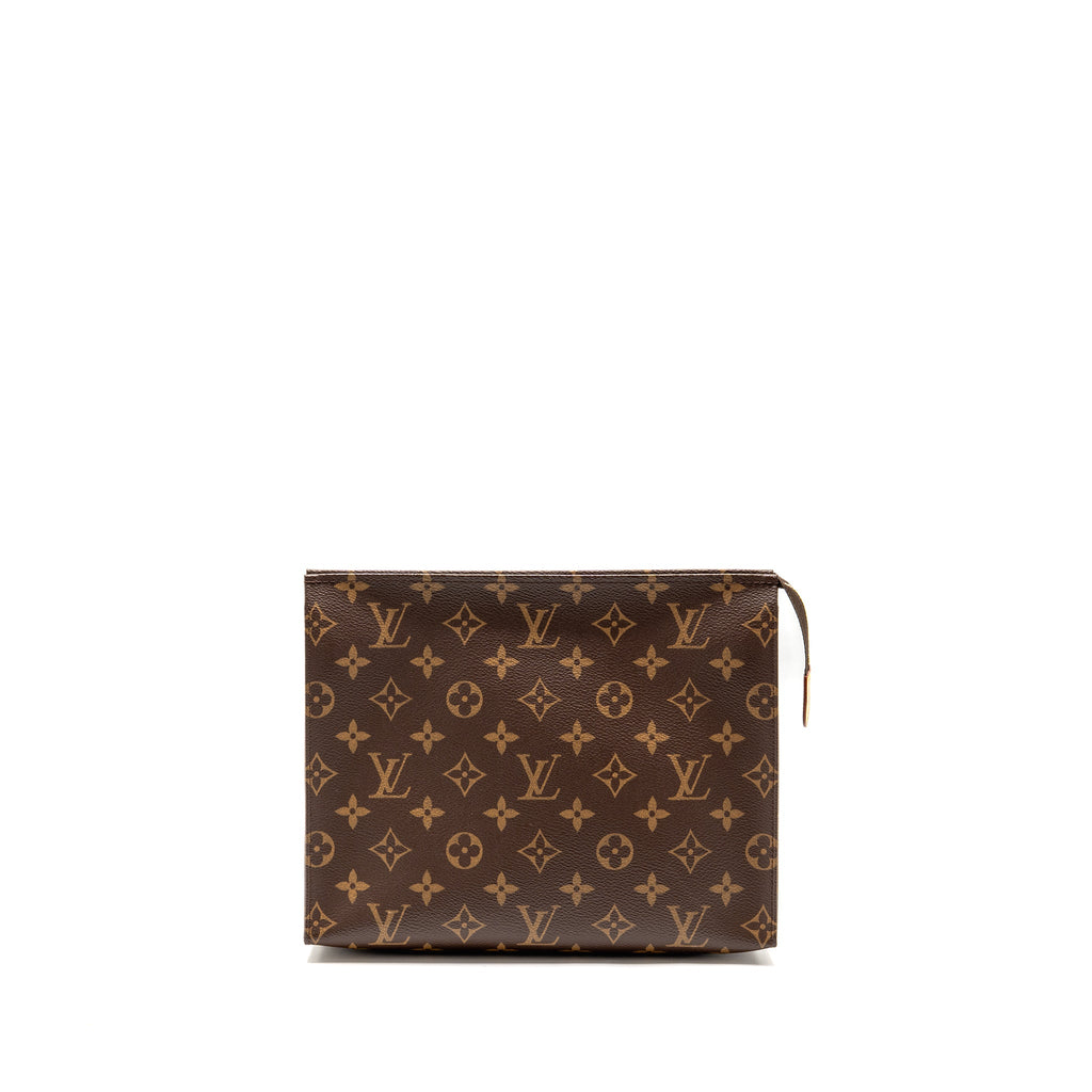 LOUIS VUITTON TOILETRY POCHETTE 26 MONOGRAM CANVAS GHW