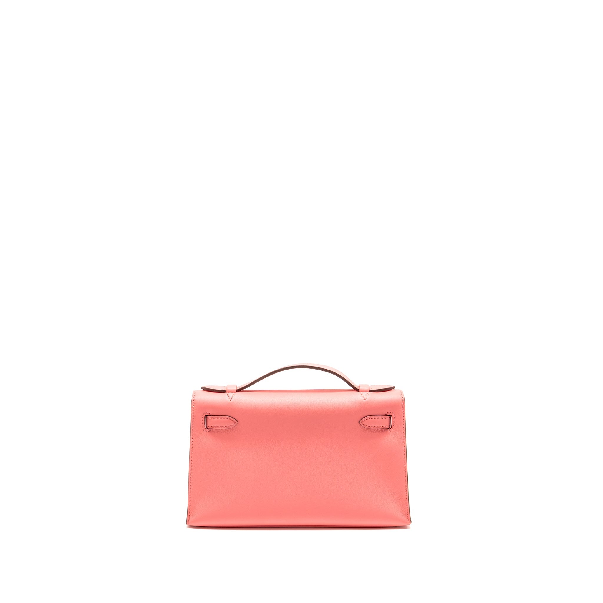 HERMES KELLY POCHETTE SWIFT K4 ROSE ETE SHW