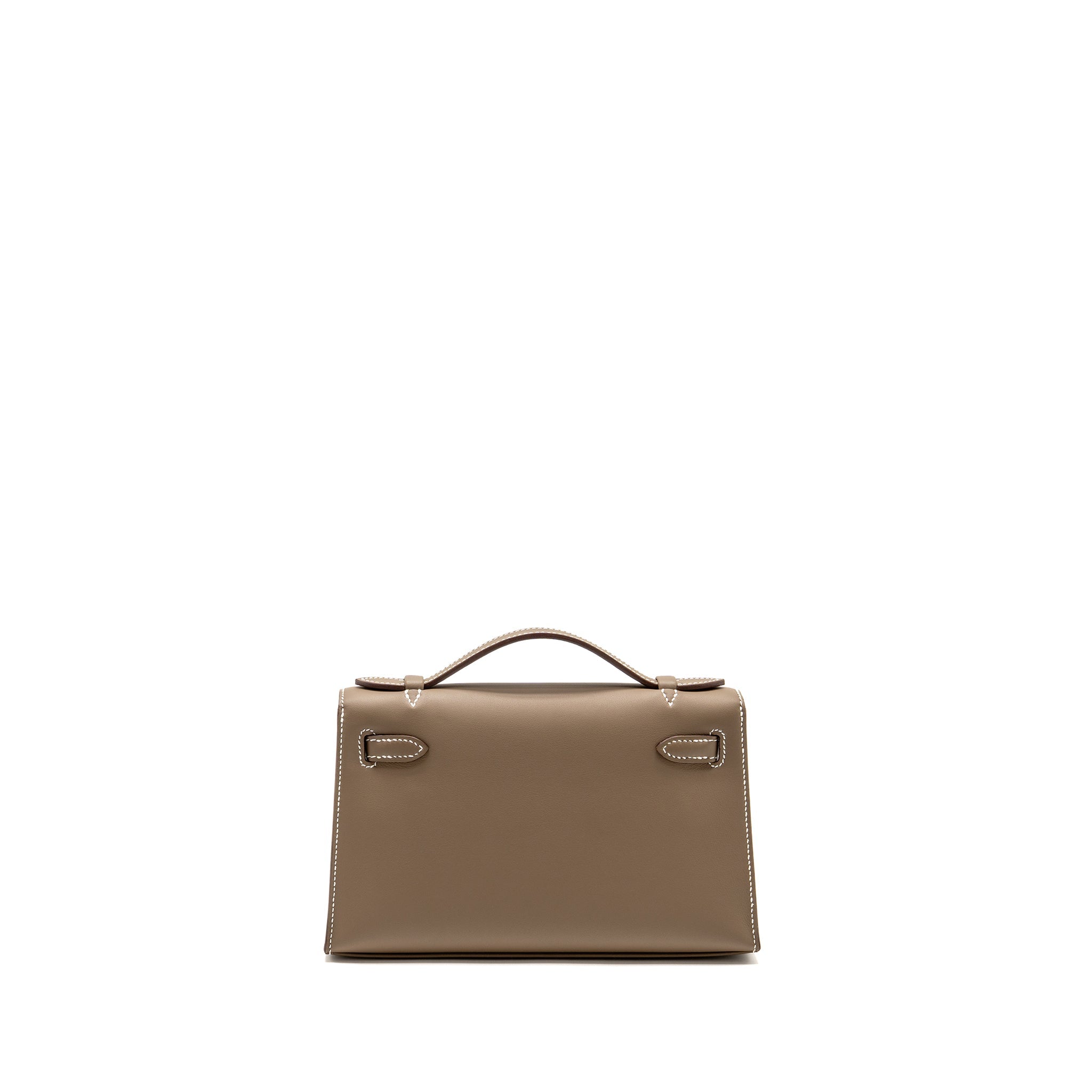 HERMES KELLY POCHETTE SWIFT ETOUPE SHW