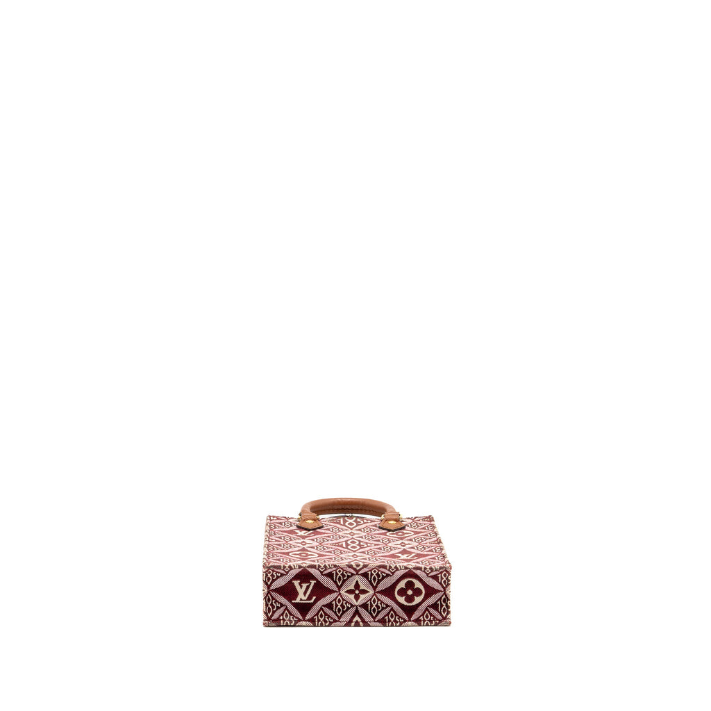 LOUIS VUITTON PETIT SAC PLAT SINCE 1854 CANVAS RED / MULTICOLOUR GHW