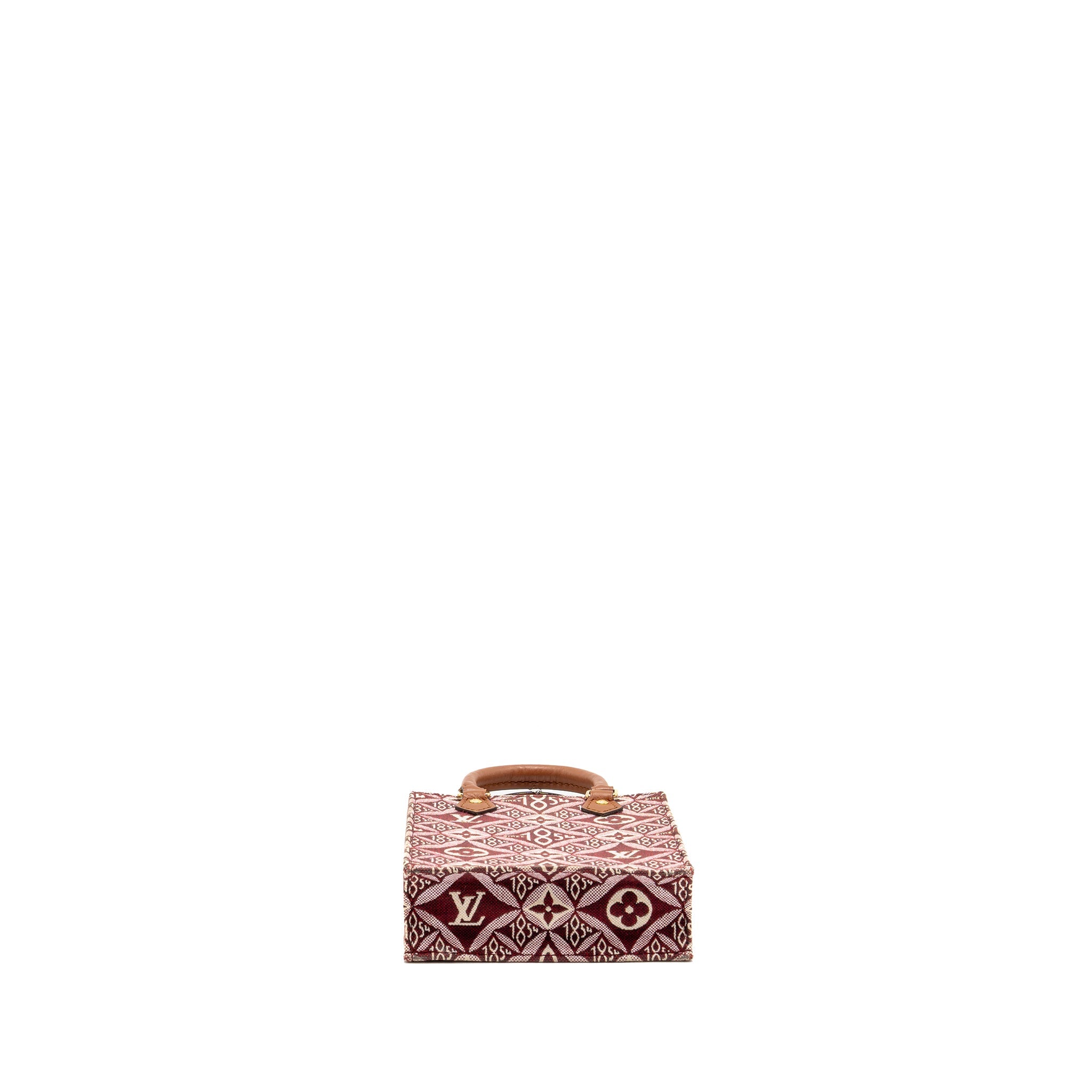 LOUIS VUITTON PETIT SAC PLAT SINCE 1854 CANVAS RED / MULTICOLOUR GHW