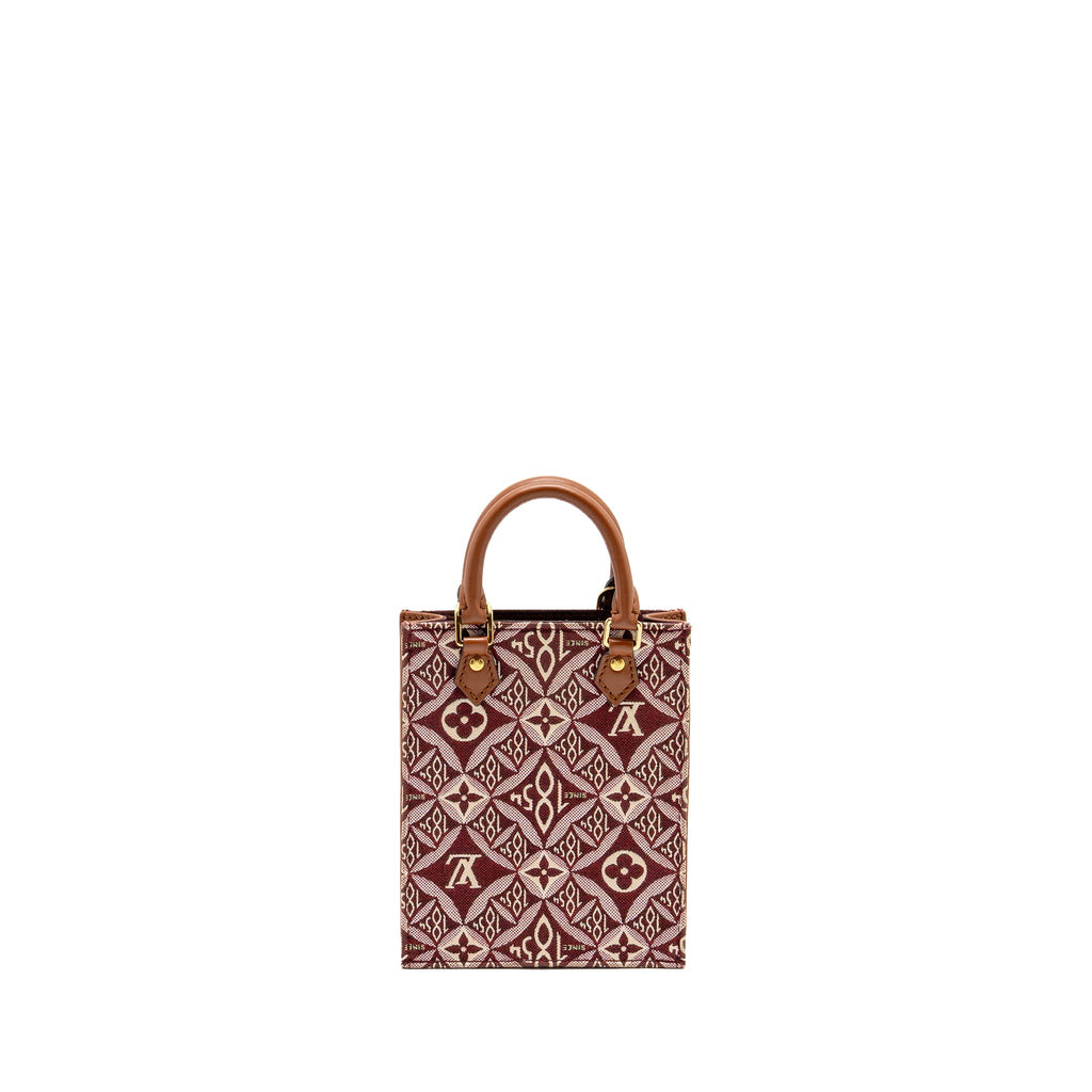 LOUIS VUITTON PETIT SAC PLAT SINCE 1854 CANVAS RED / MULTICOLOUR GHW