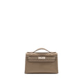 HERMES KELLY POCHETTE SWIFT ETOUPE SHW