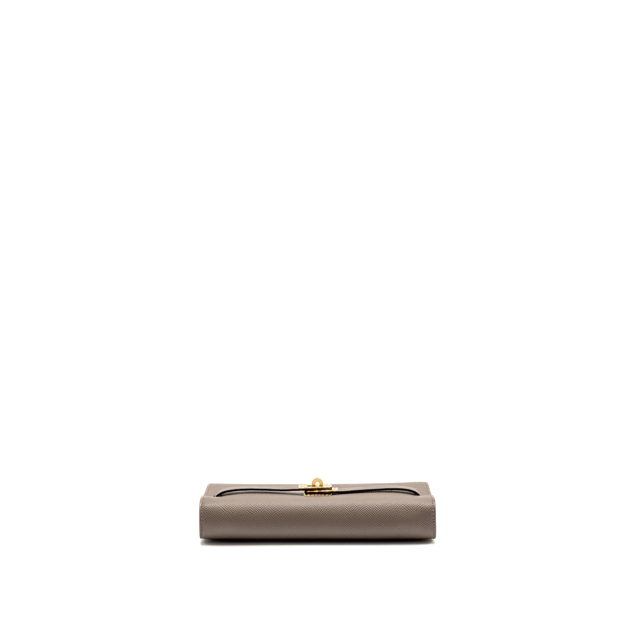 HERMES KELLY TO GO EPSOM GRIS ETAIN GHW