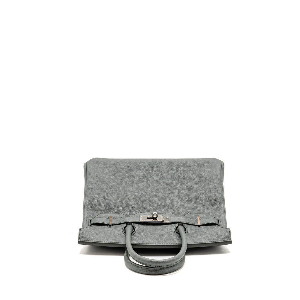 HERMES BIRKIN 30 EPSOM VERT AMANDE SHW