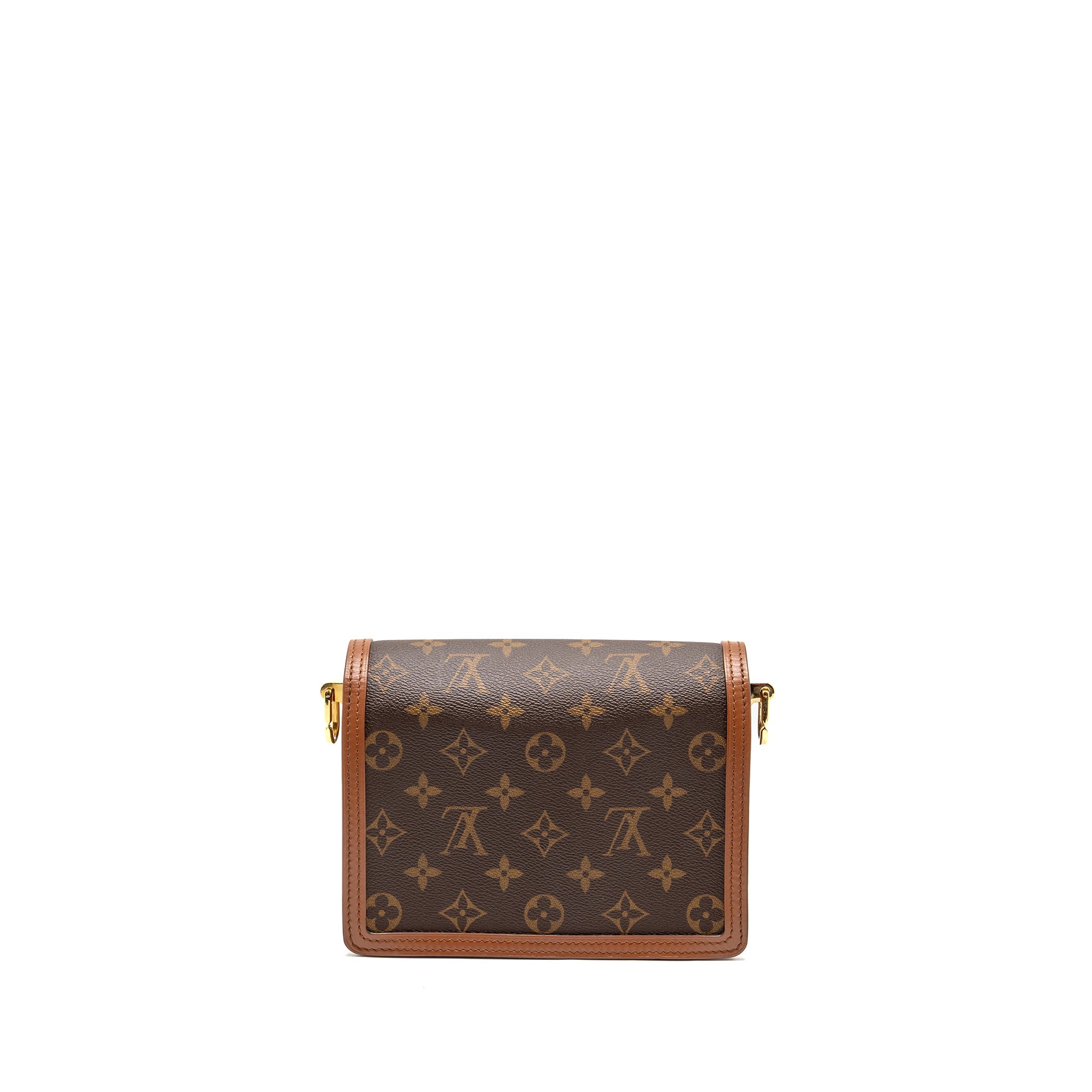 LOUIS VUITTON MINI DAUPHINE MONOGRAM REVERSE CANVAS GHW