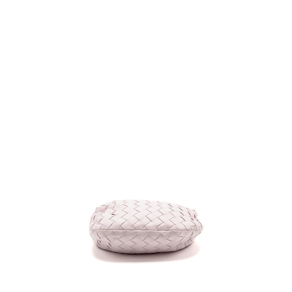 BOTTEGA VENETA MINI JODIE LAMBSKIN LIGHT PINK GHW