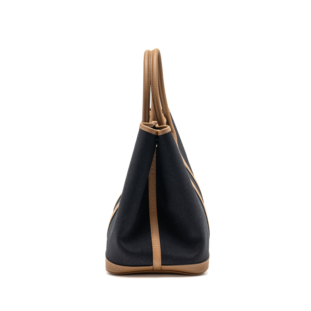 HERMES GARDEN PARTY 36 CANVAS/ NEGONDA BLACK/ ALEZAN SHW