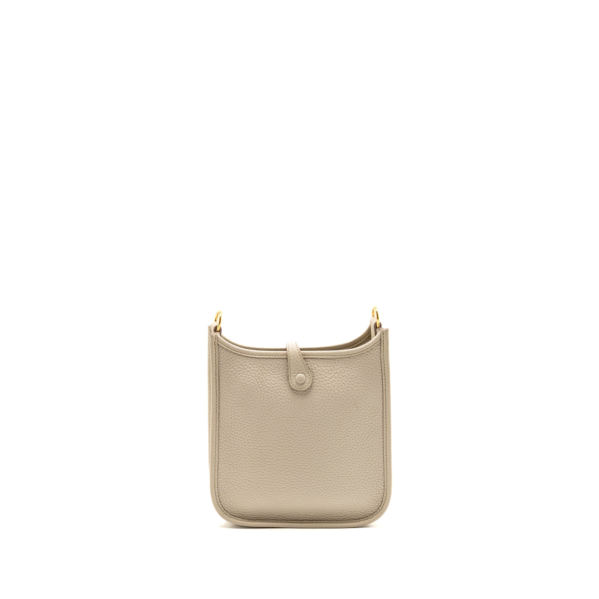 HERMES MINI EVELYNE CLEMENCE BETON GHW