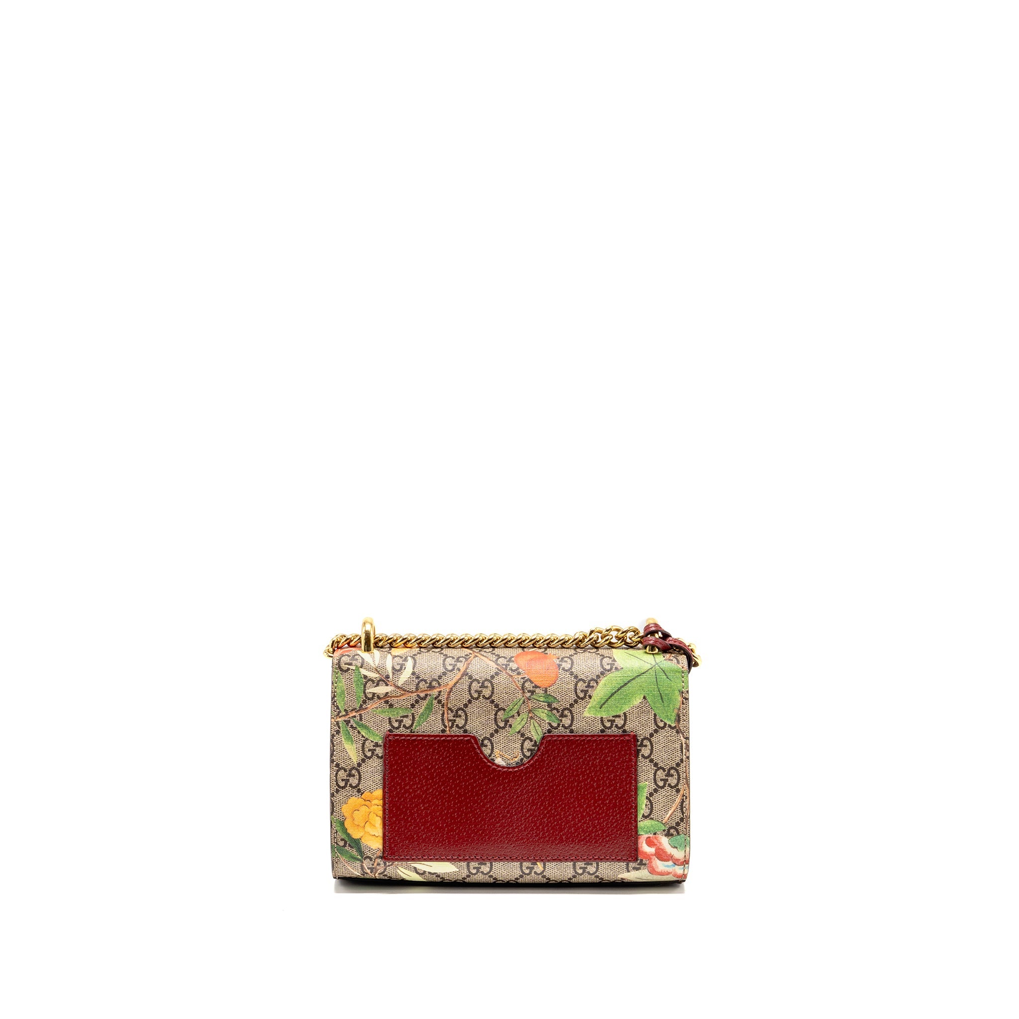 GUCCI SMALL PADLOCK SHOULDER BAG TIAN GG SUPREME CANVAS/LEATHER BROWN/MULTICOLOUR GHW