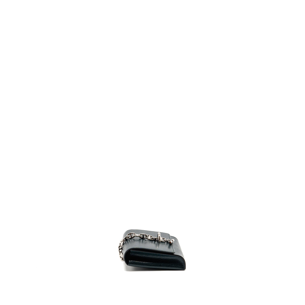 HERMES CHAINE D’ANCRE TO GO WALLET CHEVRE CHAMKILA VERT CYPRES SHW