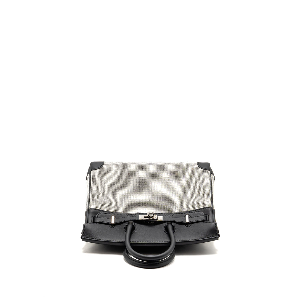 HERMES BIRKIN 25 TOILE SWIFT / CANVAS BLACK SHW