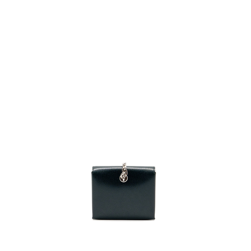 HERMES CHAINE D’ANCRE TO GO WALLET CHEVRE CHAMKILA VERT CYPRES SHW