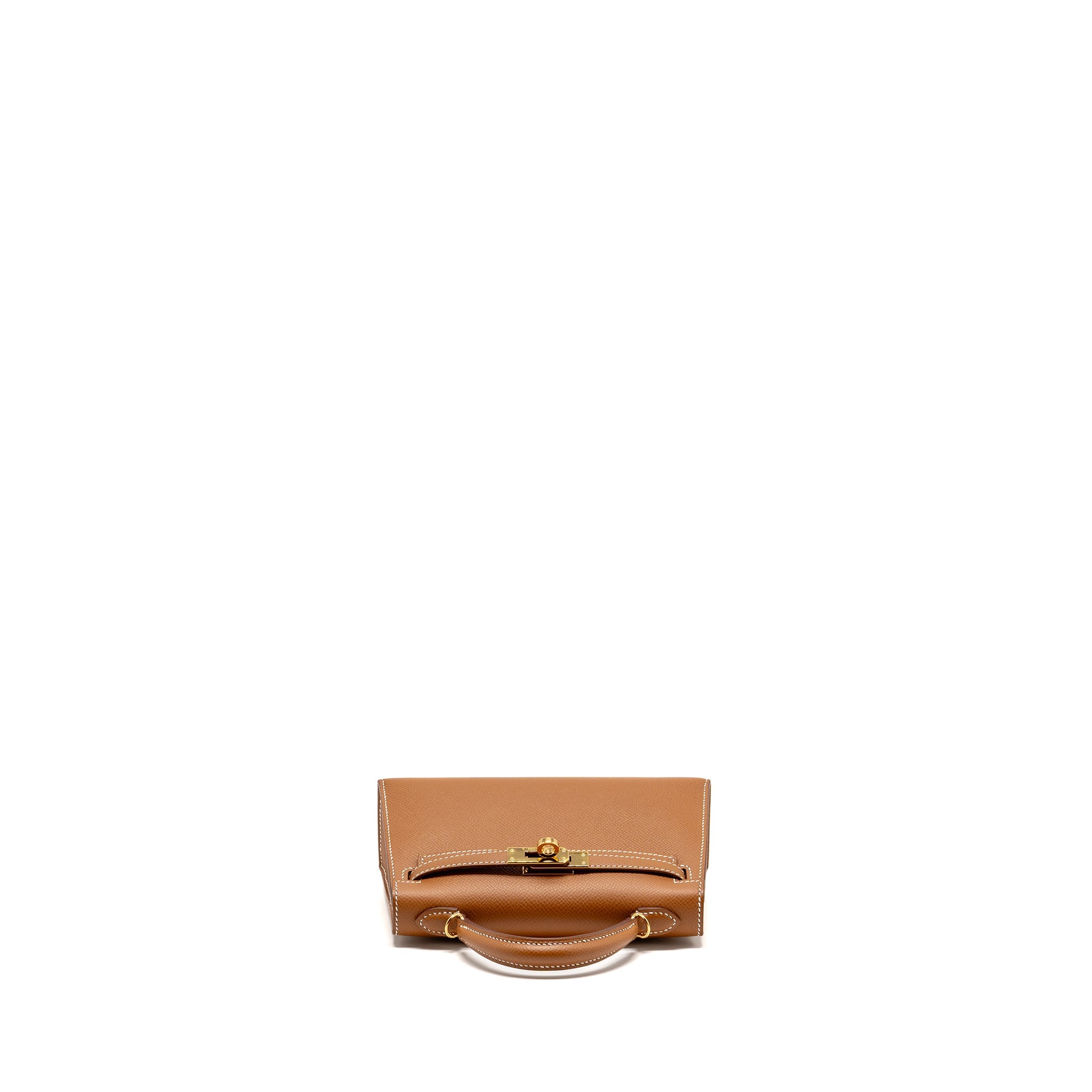 HERMES MINI KELLY II EPSOM GOLD GHW