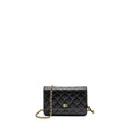 CHANEL CLASSIC WALLET ON CHAIN CAVIAR BLACK GHW (MICROCHIP)
