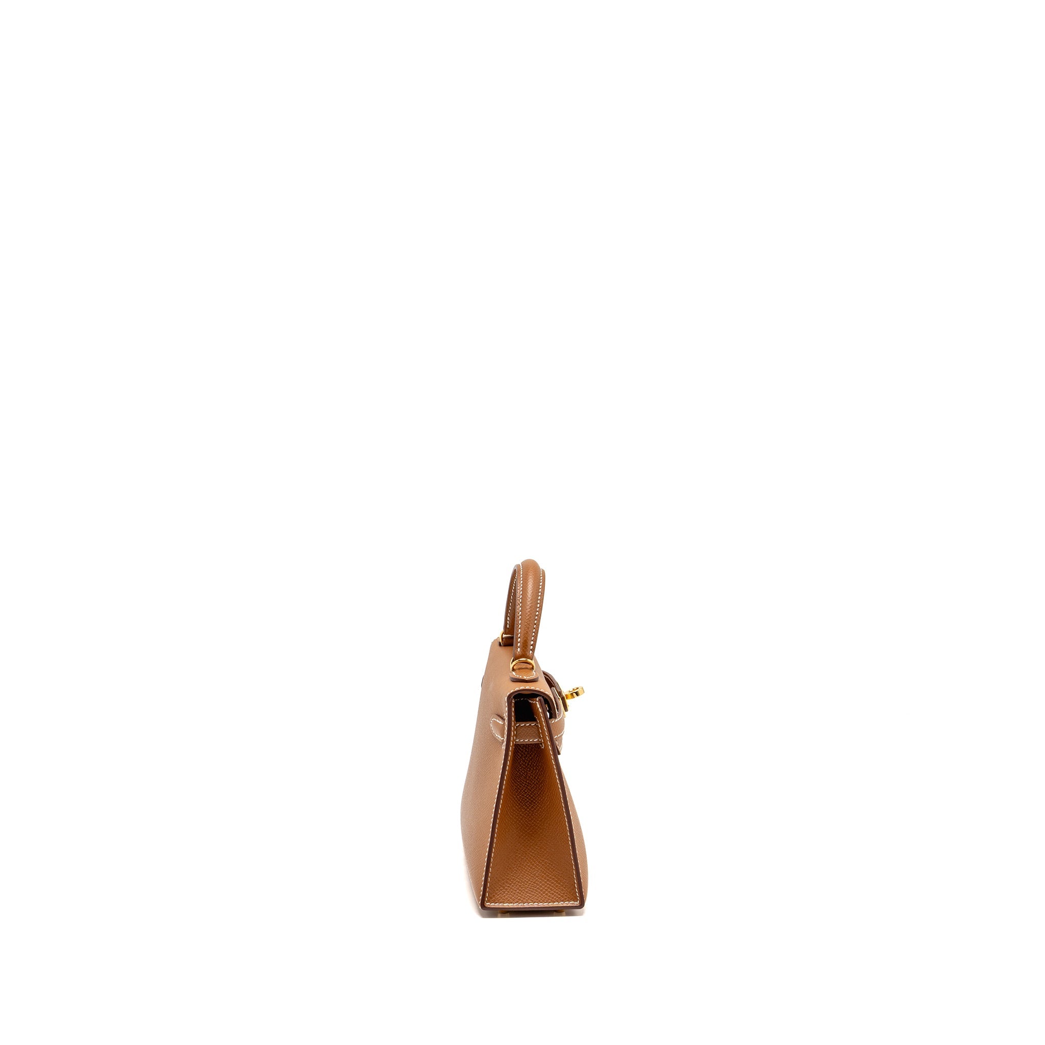 HERMES MINI KELLY II EPSOM GOLD GHW