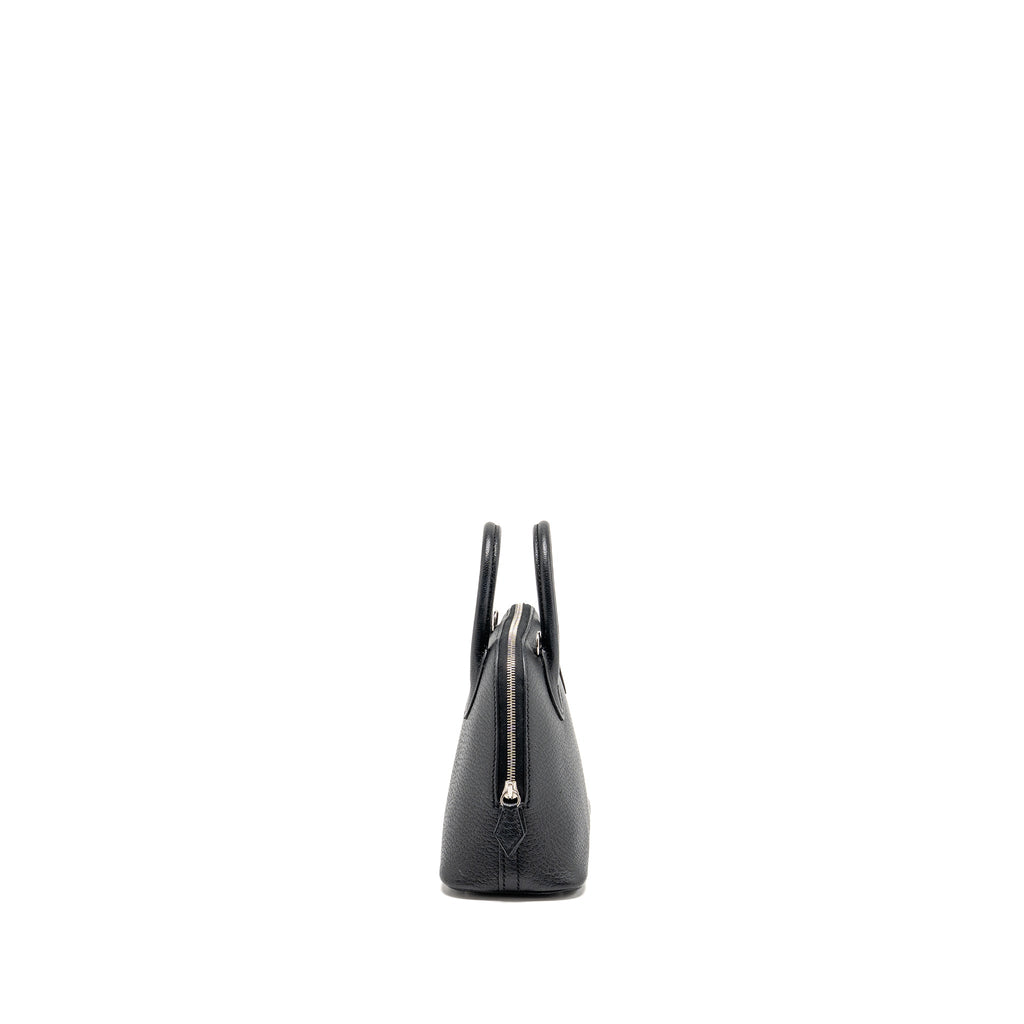 HERMES MINI BOLIDE CHEVRE MYSORE BLACK SHW