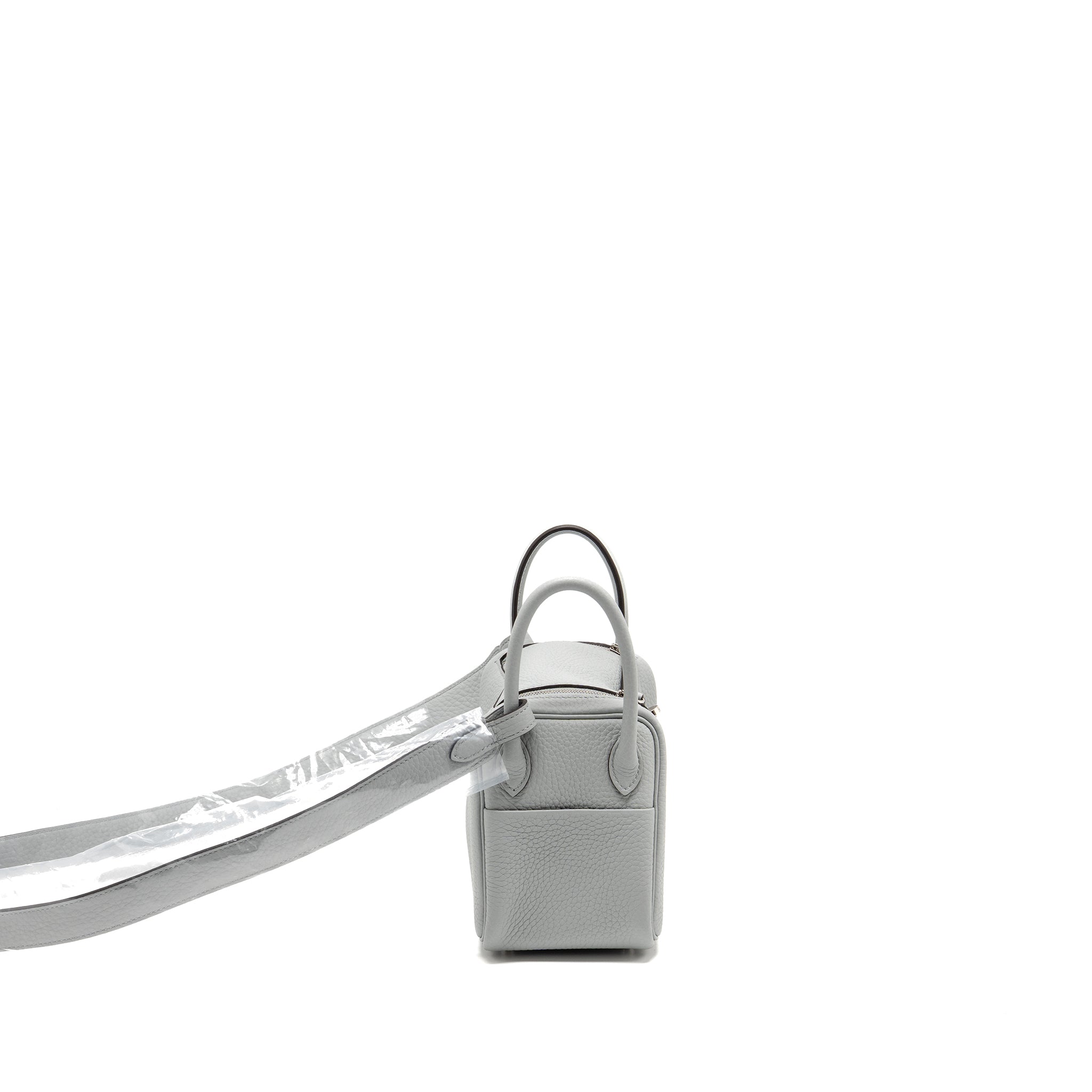 HERMES MINI LINDY II CLEMENCE BLUE GLACIER SHW