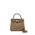 HERMES KELLY 25 SWIFT ETOUPE GHW