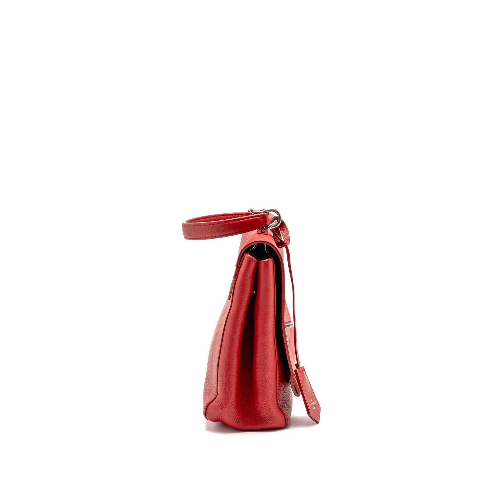 LOUIS VUITTON LOCKME BAG CALFSKIN RED SHW