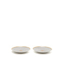 HERMES MOSAIQUE AU 24 GOLD BREAD AND BUTTER PLATES (2 IN A SET)