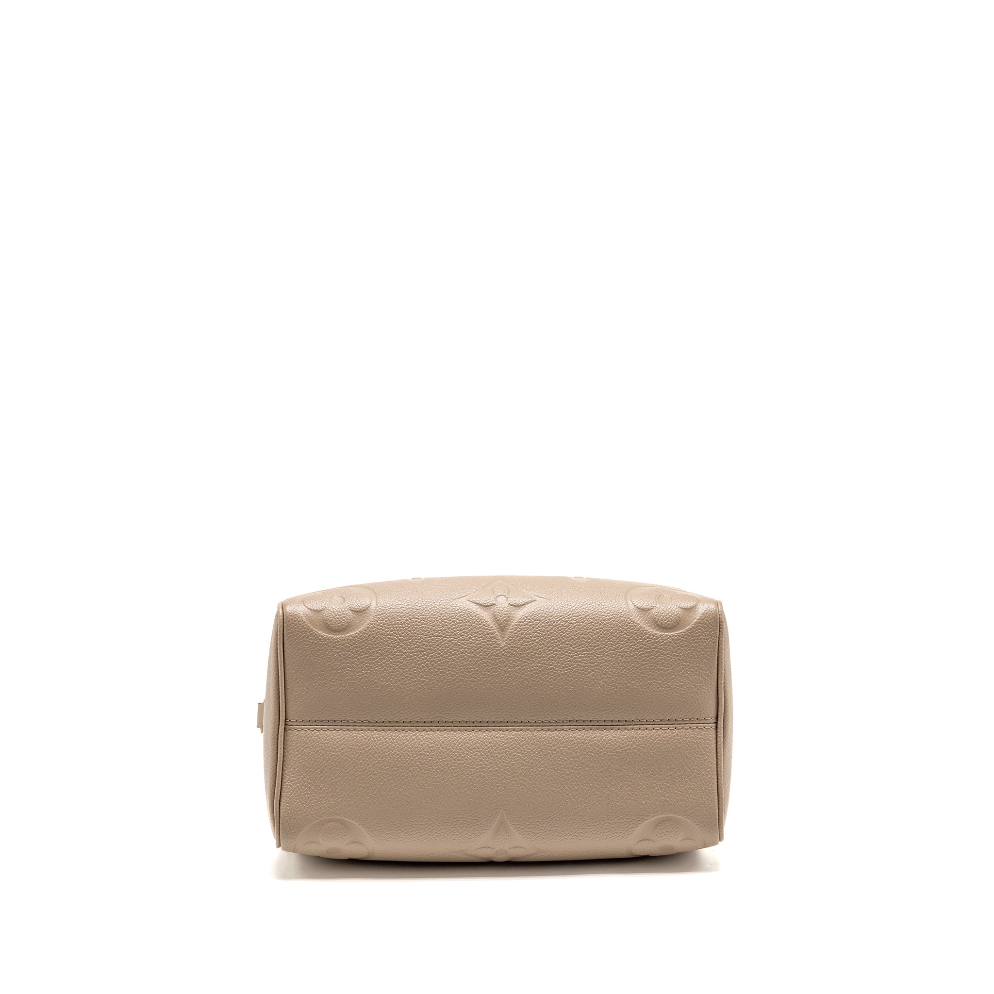 LOUIS VUITTON SPEEDY BANDOULIÈRE 25 EMPREINTE LEATHER TOURTERELLE GHW