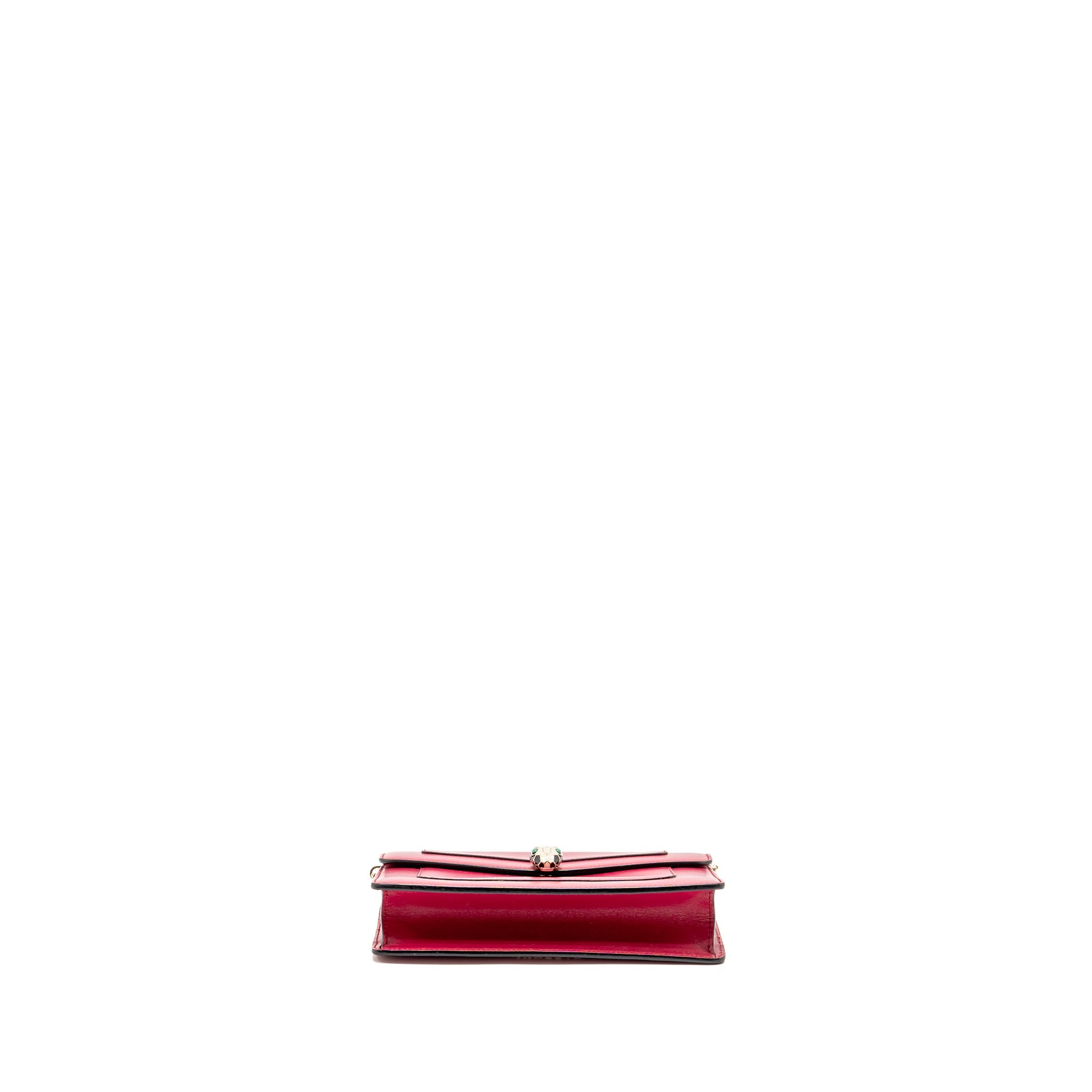 BVLGARI SERPENTI FOREVER CHAIN BAG CALFSKIN PINK LGHW