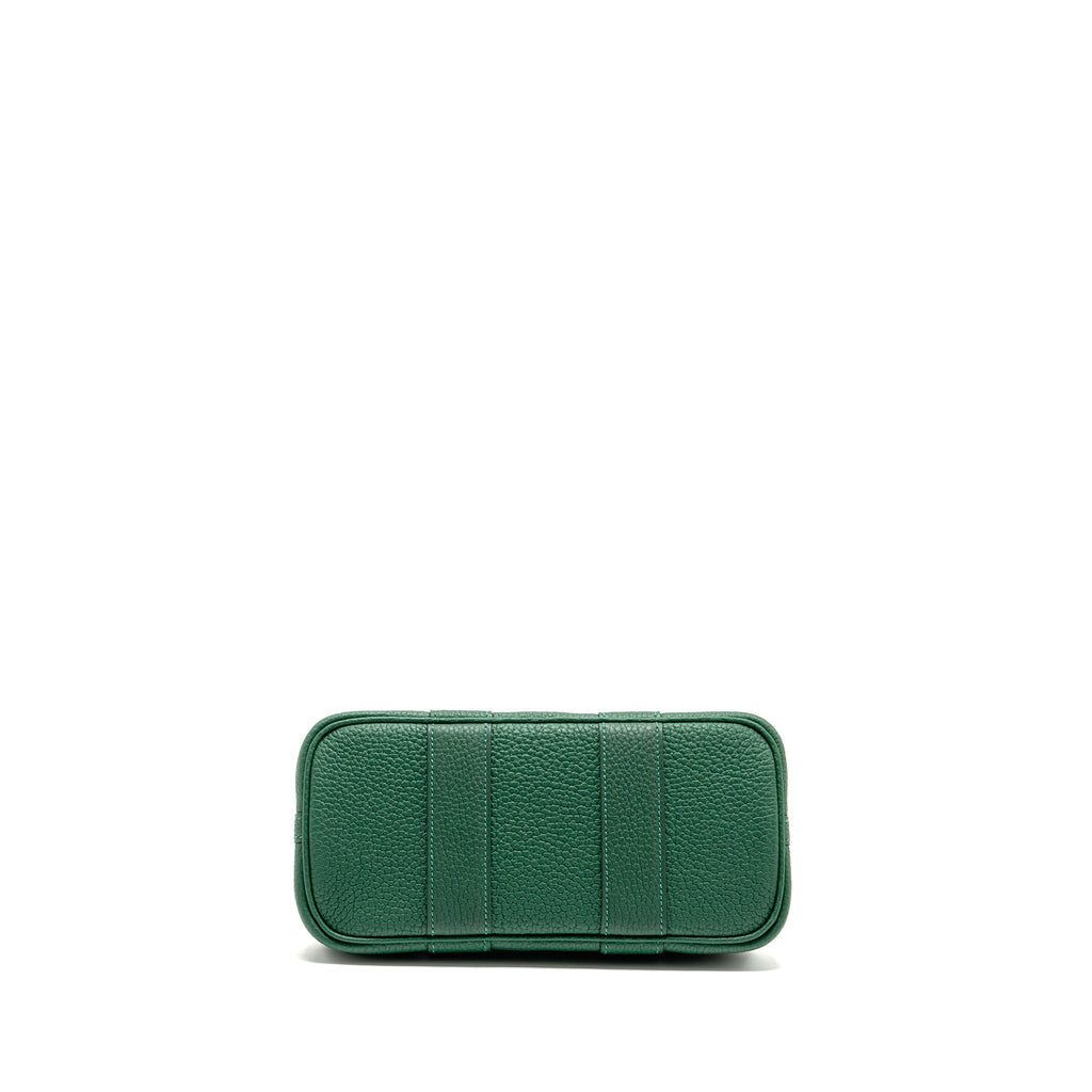 HERMES NEO GARDEN PARTY 23 CANVAS/NEGONDA ECRU/VERT MOYEN SHW