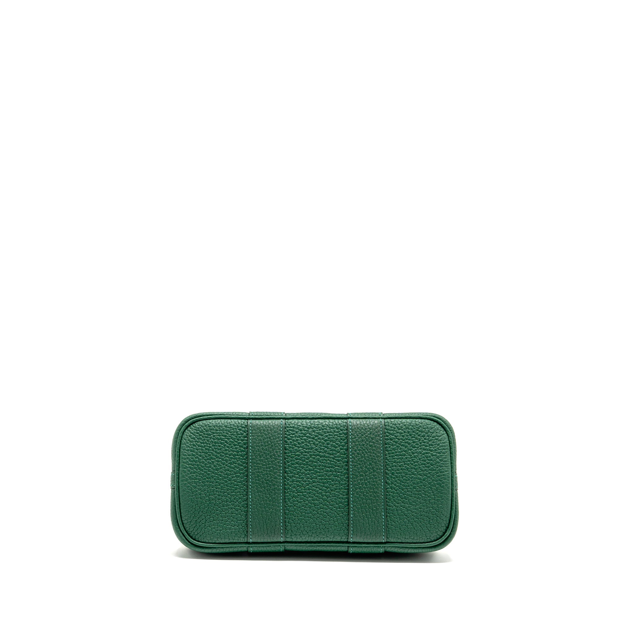 HERMES NEO GARDEN PARTY 23 CANVAS/NEGONDA ECRU/VERT MOYEN SHW