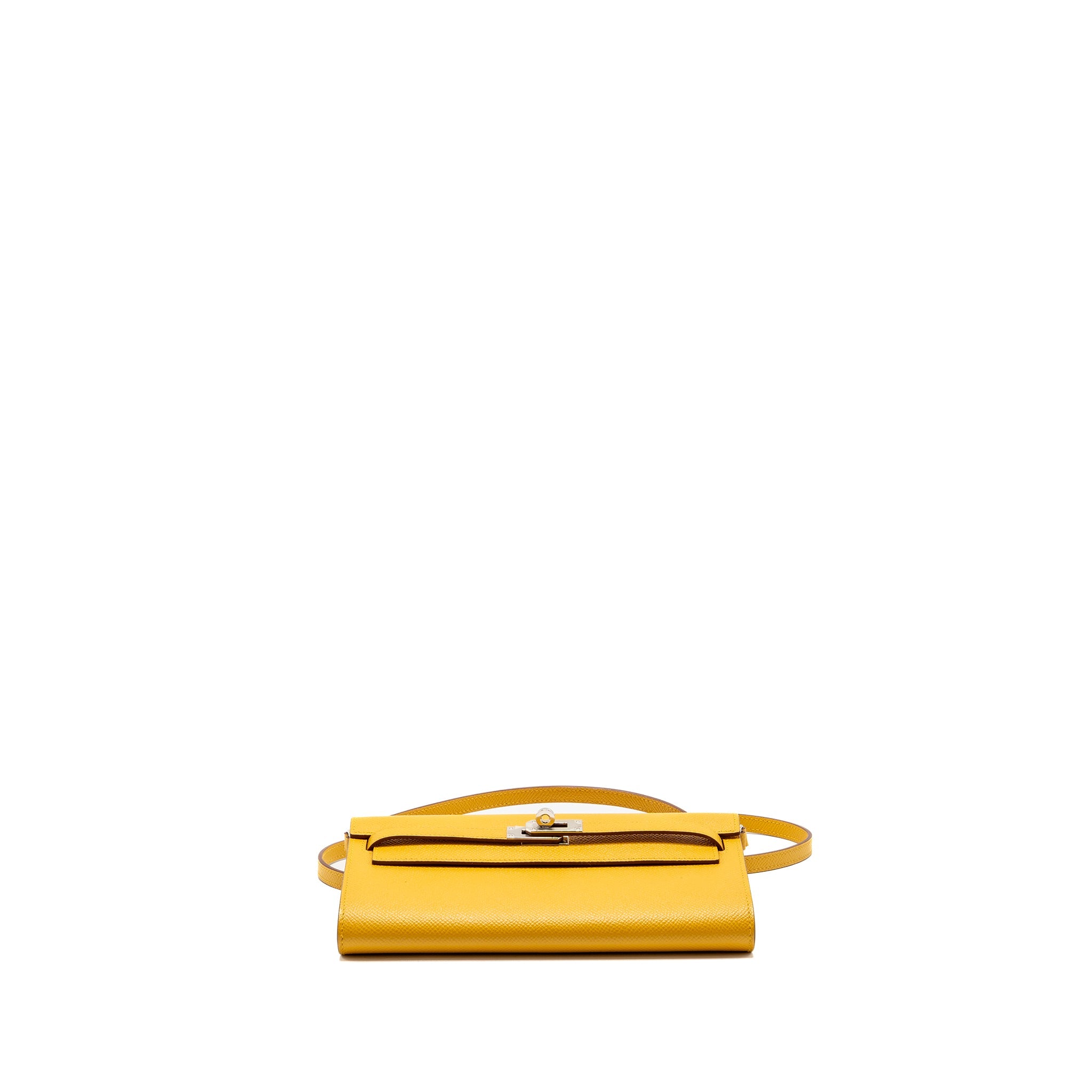 HERMES KELLY TO GO EPSOM 9D JAUNE AMBRE SHW